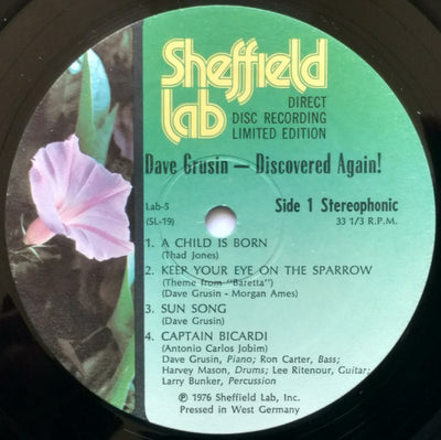 Dave Grusin - Discovered Again! Limited Edition Vinyl LP (Used)