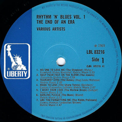 Various Artists - Rhythm 'N' Blues Volume 1: The End Of An Era Vinyl LP (Used)