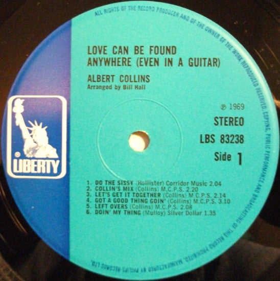 Albert Collins - Love Can Be Found Anywhere (Even In A Guitar) Vinyl LP (Used)