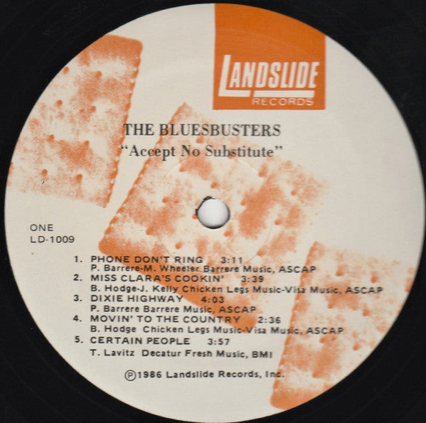 Bluesbusters - Accept No Substitute Vinyl LP (Used)
