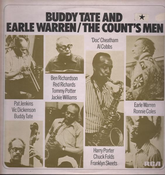 Buddy Tate & Earle Warren - Count's Men Vinyl LP (Used)