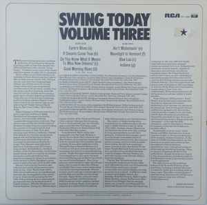 Various Artists - Swing Today Volume Three Vinyl LP (Used)