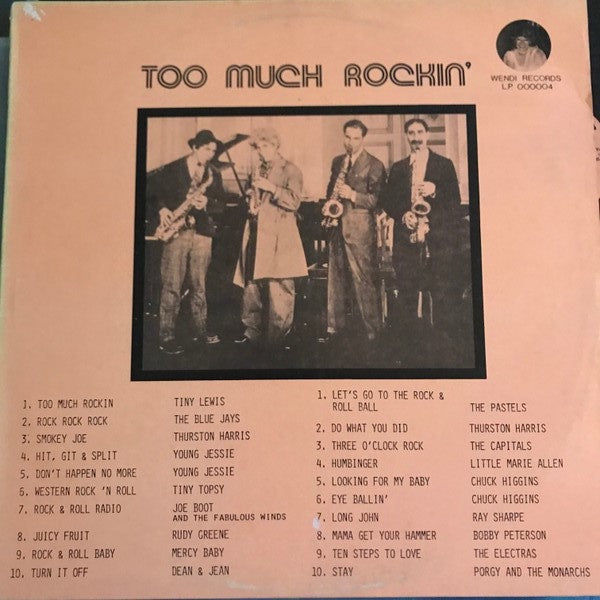 Various Artists - Too Much Rockin Vinyl LP (Used)