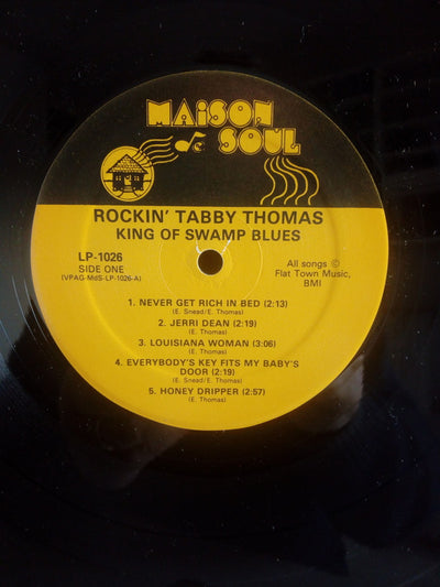 Rockin' Tabby Thomas - King Of Swamp Blues Vinyl LP (Used)