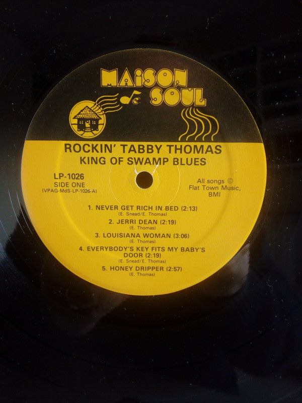 Rockin' Tabby Thomas - King Of Swamp Blues Vinyl LP (Used)