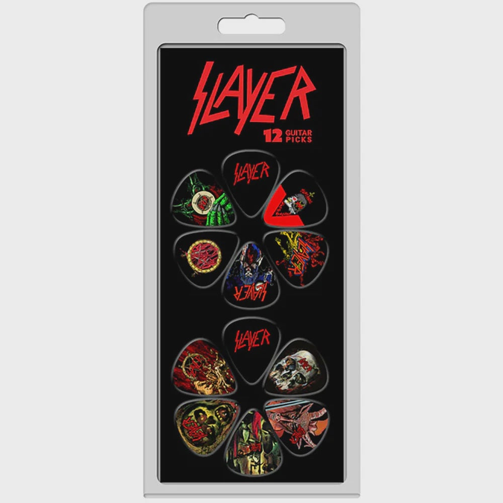Slayer - Album Covers 12-Pack Plectrum Pack