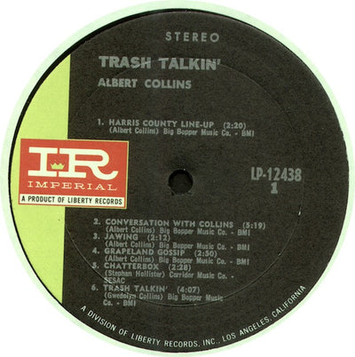 Albert Collins - Trash Talkin' Vinyl LP (Used)