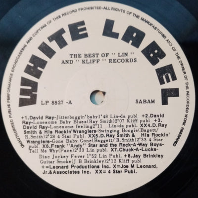 Various Artists - Rock-A-Billy Time (The Best Of (Lin) And (Kliff) Records) Vinyl LP (Used)