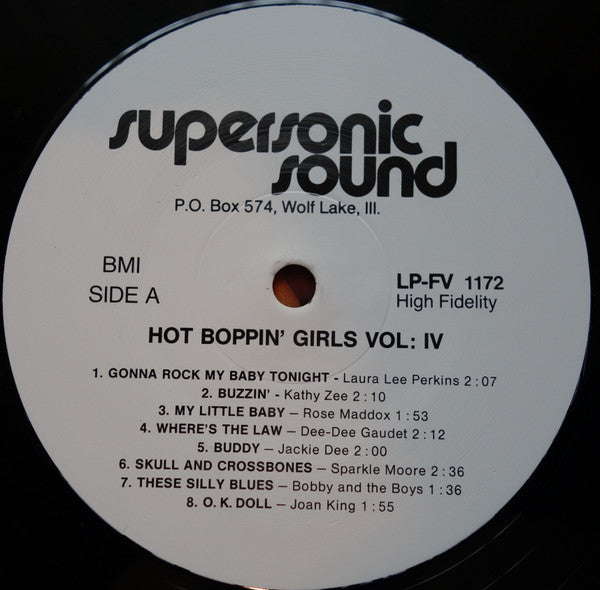 Various Artists - Hot Boppin' Girls Vol. IV Vinyl LP (Used)