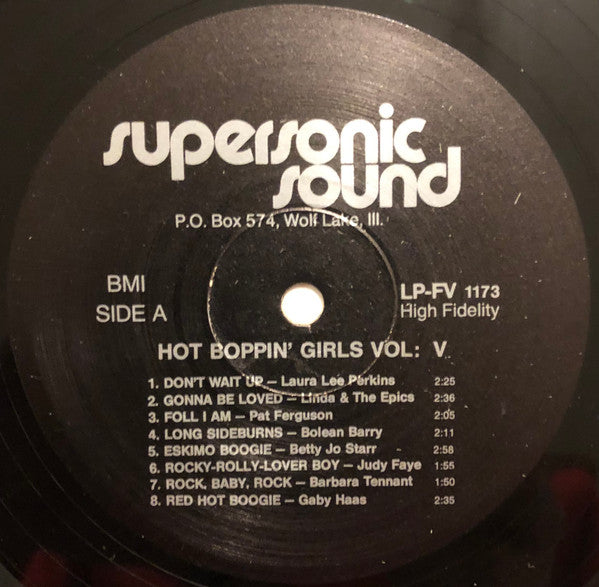 Various Artists - Hot Boppin' Girls Vol. V Vinyl LP (Used)