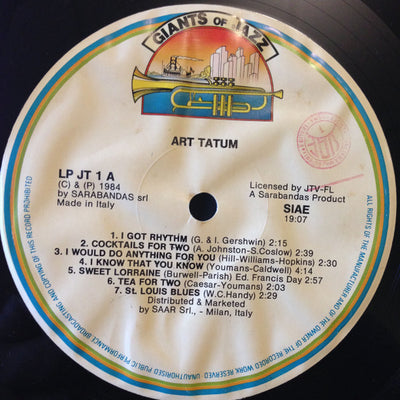 Art Tatum - Art Tatum Vinyl LP (Used)