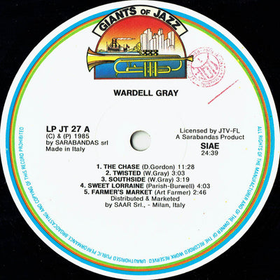 Wardell Gray - Wardell Gray Vinyl LP (Used)