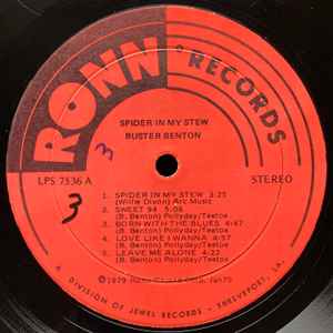 Buster Benton - Spider In My Stew Vinyl LP (Used)