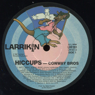 Conway Brothers Hiccups Orchestra - Hiccups Vinyl LP (Used)