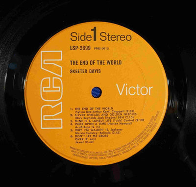 Skeeter Davis - Skeeter Davis Sings The End Of The World Vinyl LP (Used)