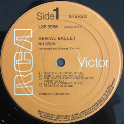 Nilsson - Aerial Ballet Vinyl LP (Used)