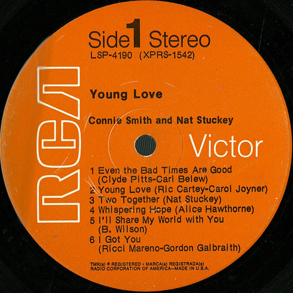 Connie Smith & Nat Stuckey - Young Love Vinyl LP (Used)