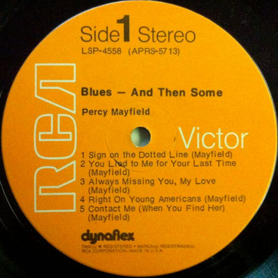 Percy Mayfield - Blues... And Then Some Vinyl LP (Used)