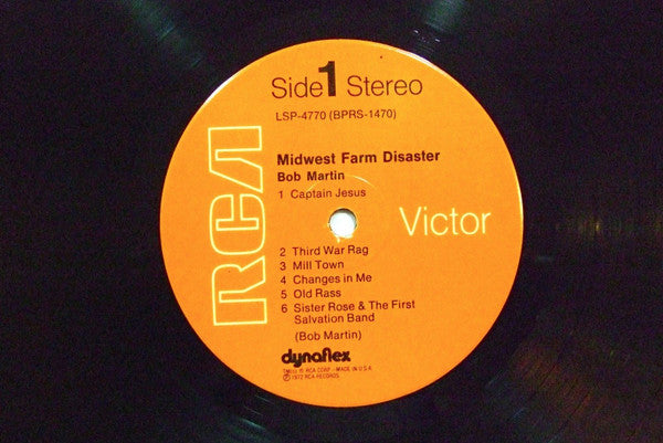 Bob Martin - Midwest Farm Disaster Vinyl LP (Used)