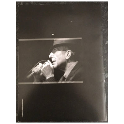 Leonard Cohen - Tour 2010 Original Concert Tour Program With Concert Ticket