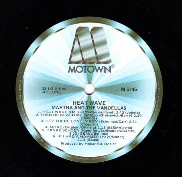Martha Reeves & Vandellas - Heat Wave Reissue Vinyl LP (Used)