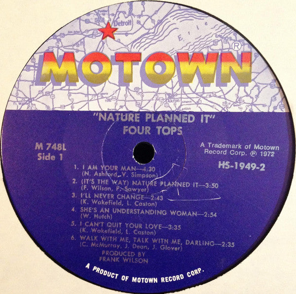 Four Tops - Nature Planned It Vinyl LP (Used)