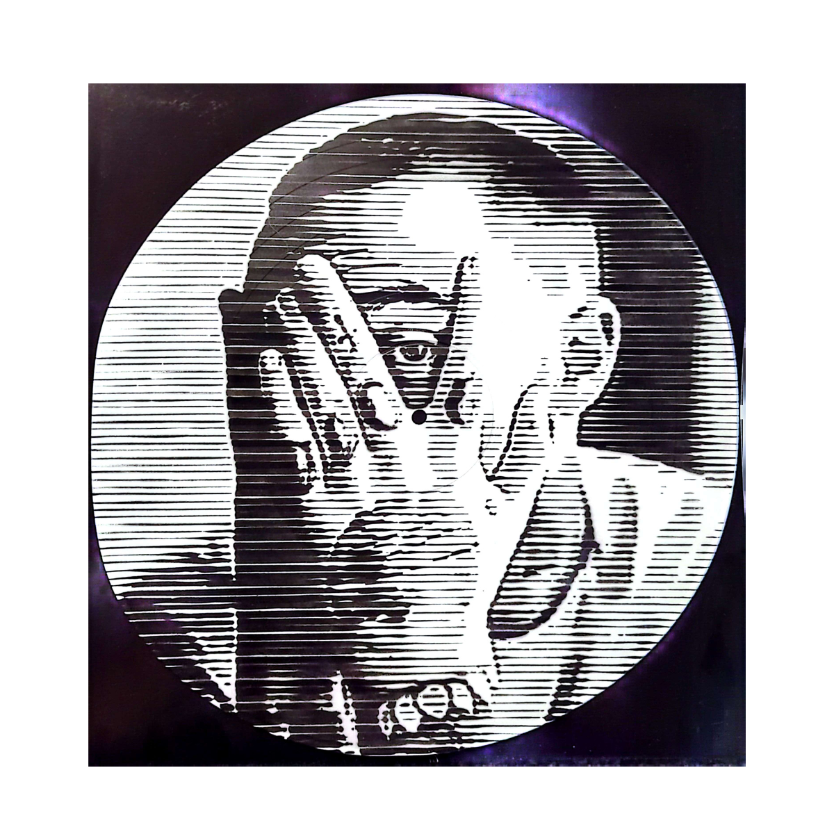 Vinyl Art - Mac Miller TV Effect Spray-Painted Art