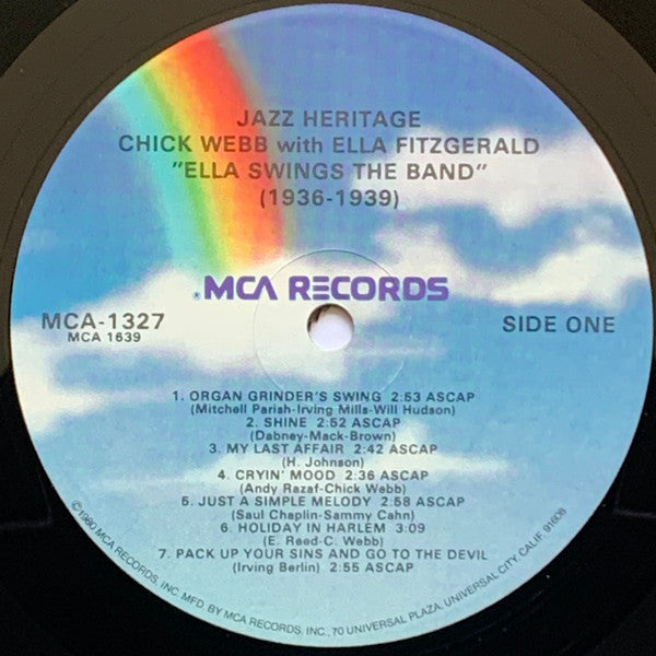 Chick Webb With Ella Fitzgerald - Chick Webb 4 (Ella Swings The Band) Vinyl LP (Used)