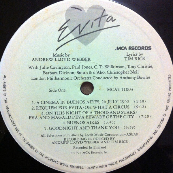 Soundtrack - Evita Vinyl 2LP (Used)