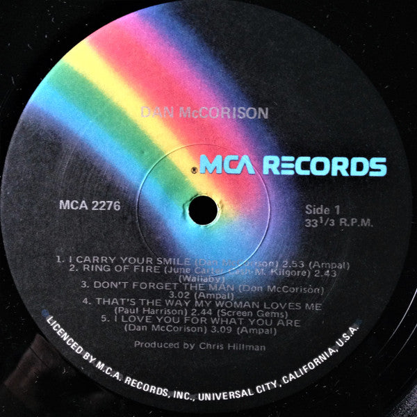 Dan McCorison - Dan McCorison Vinyl LP (Used)