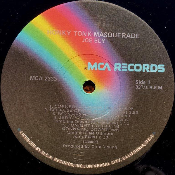 Joe Ely - Honky Tonk Masquerade Vinyl LP (Used)