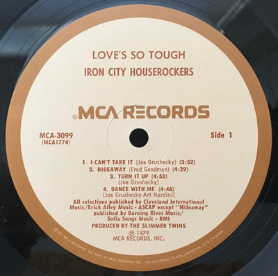 Iron City Houserockers - Love's So Tough Vinyl LP (Used)