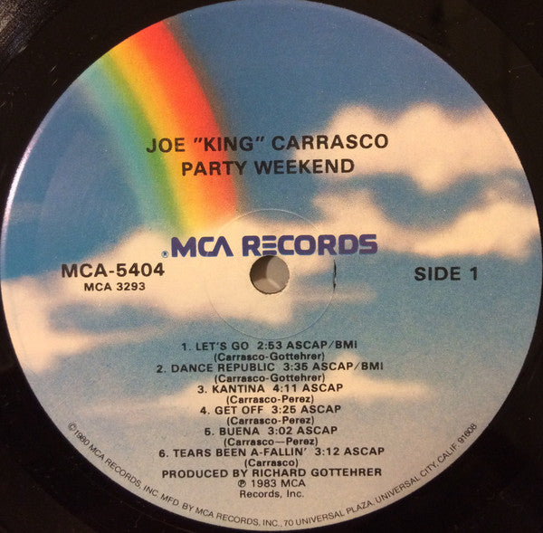 Joe King Carrasco & The Crowns - Party Weekend Vinyl LP (Used)