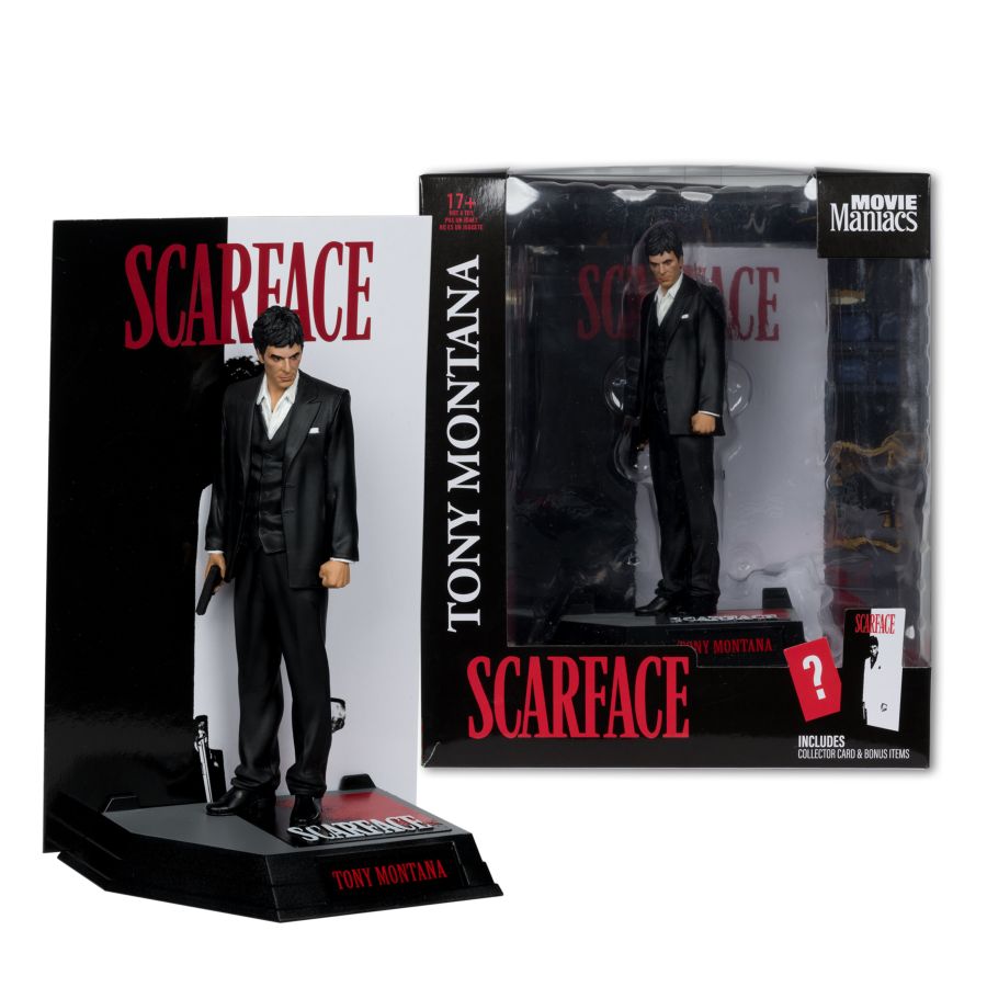 Scarface - Tony Montana Movie Maniacs 6" Figure