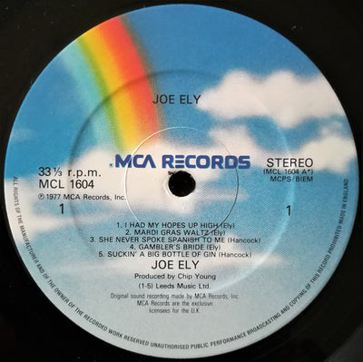 Joe Ely - Joe Ely Vinyl LP (Used)