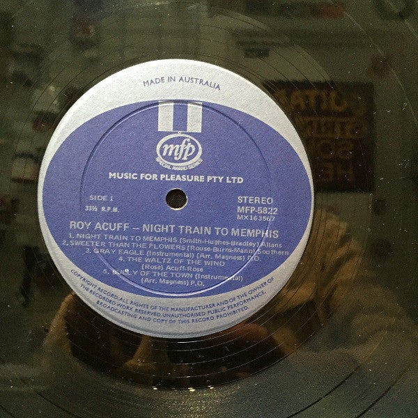 Roy Acuff - Night Train To Memphis Vinyl LP (Used)