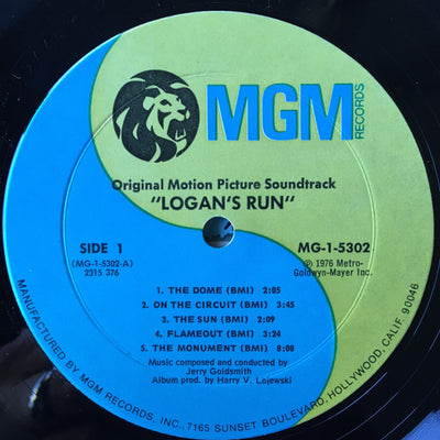 Soundtrack - Logan's Run Vinyl LP (Used)