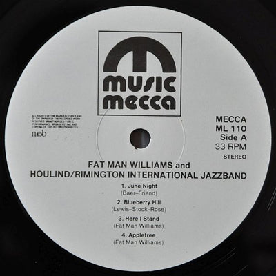 Dave "Fat Man" Williams & Houlin-Rimington International Jazzband - Live At Femø Vinyl LP (Used)
