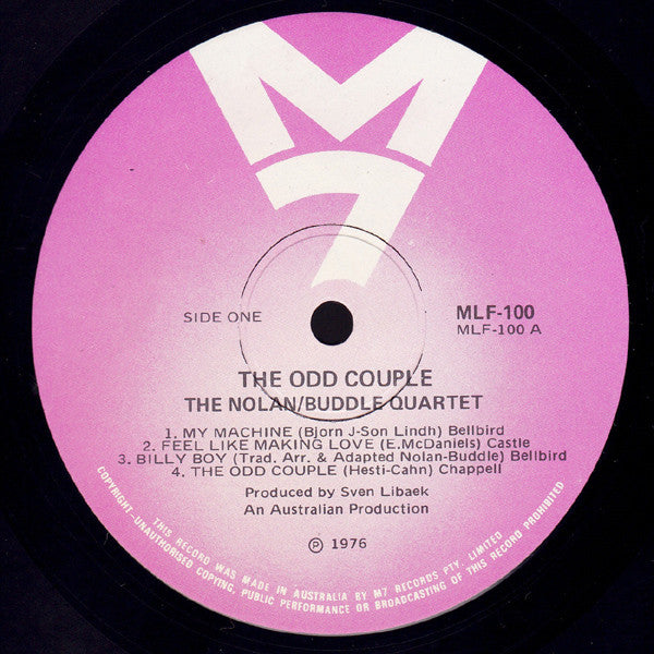 Nolan-Buddle Quartet - The Odd Couple Vinyl LP (Used)