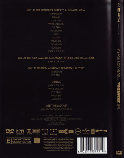 Wolfmother - Please Experience Wolfmother Live DVD (Used)