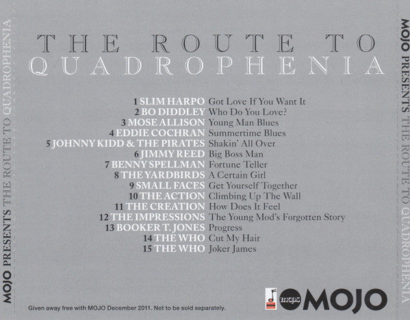 Various Artists - The Route To Quadrophenia CD