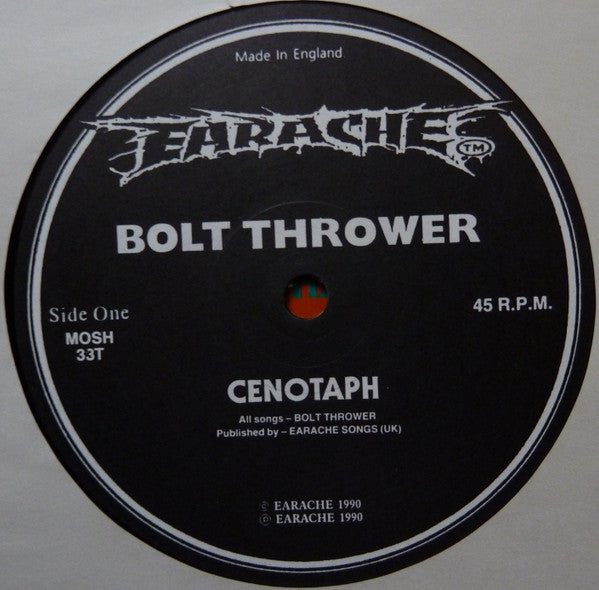 Bolt Thrower - Cenotaph Limited Edition Vinyl LP (Used)