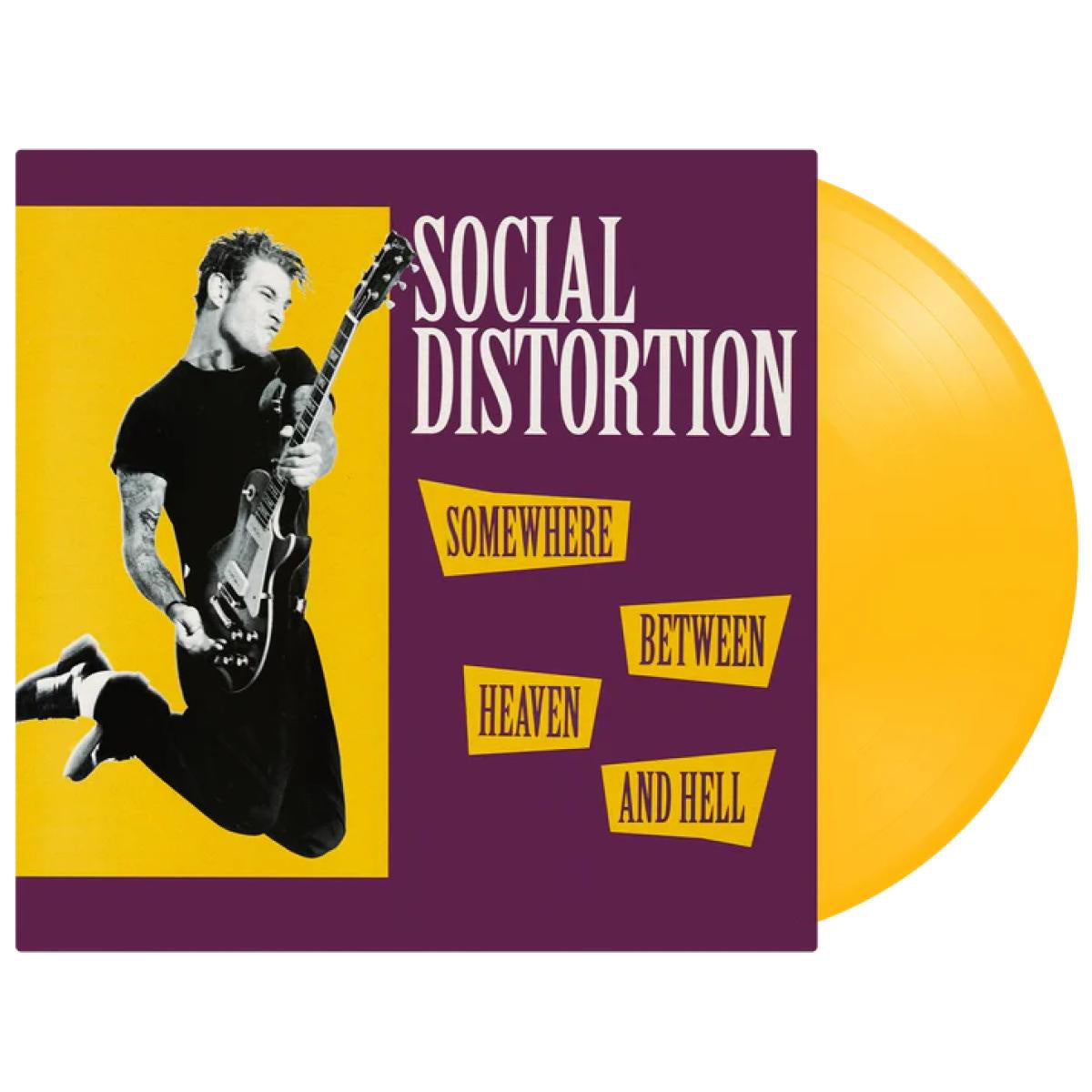 Social Distortion - Somewhere Between Heaven And Hell Yellow Coloured Vinyl LP