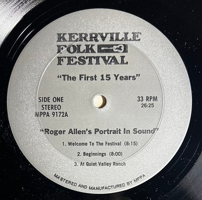 Various Artists - Kerrville Folk Festival The First Fifteen Years (Roger Allen's Portrait In Sound) Vinyl LP (Used)