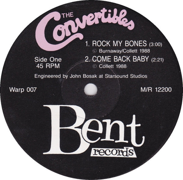 Convertibles - The Convertibles 12" Vinyl EP (Used)