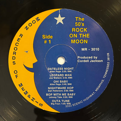 Various Artists - The 50's Rock On The Moon Of Memphis, Tennessee + An Oddity Vinyl LP (Used)