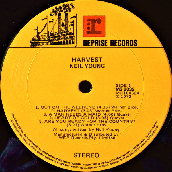 Neil Young - Harvest Vinyl LP (Used)
