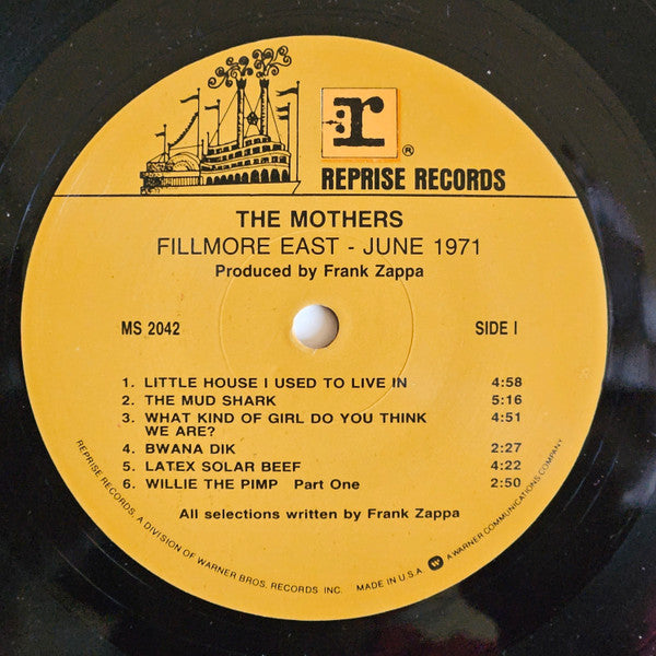 Mothers - Fillmore East (June 1971) Reissue Vinyl LP (Used)