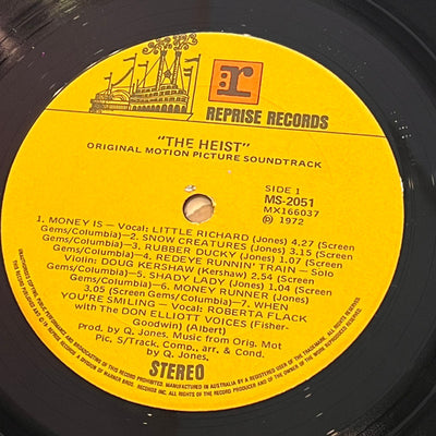 Soundtrack - The Heist: Original Soundtrack Vinyl LP (Used)
