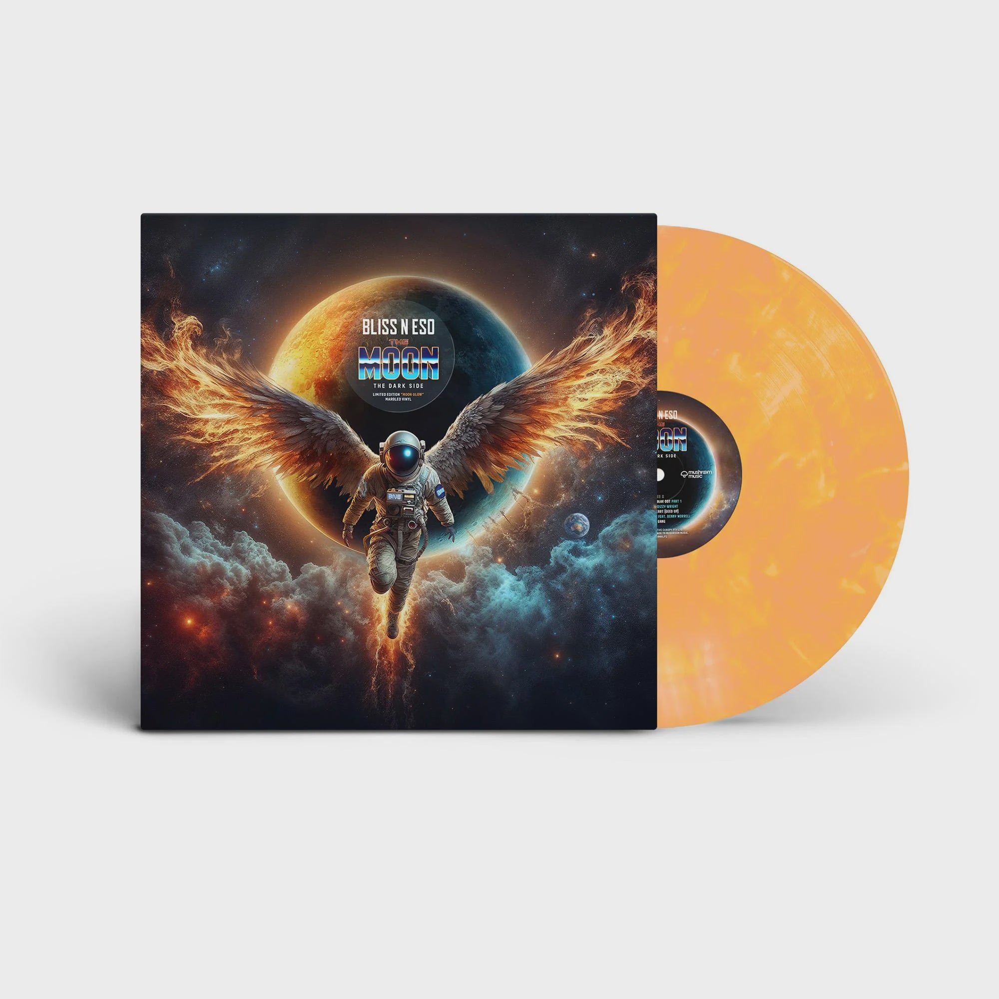 Bliss N Eso - The Moon (The Dark Side) Marbled Moon Glow Coloured Vinyl LP